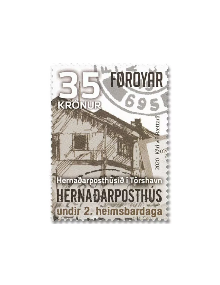 n° 979/980 - Timbre ILE FEROE Poste