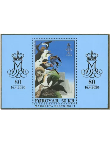 n° F974 - Timbre ILE FEROE Poste