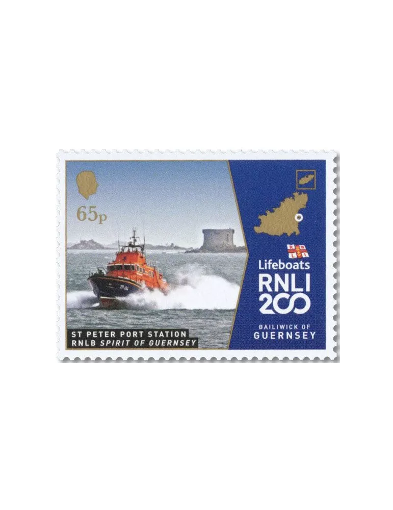 n° 2014/2019 - Timbre GUERNESEY Poste