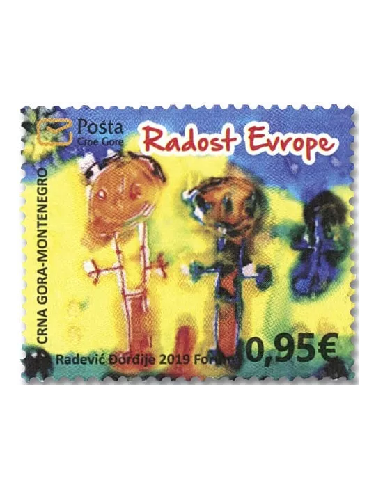 n° 436 - Timbre MONTENEGRO Poste