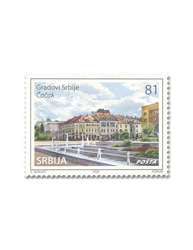 n° 920/921 - Timbre SERBIE Poste