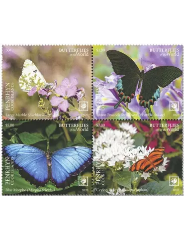 n° 636/639 - Timbre PENRHYN Poste