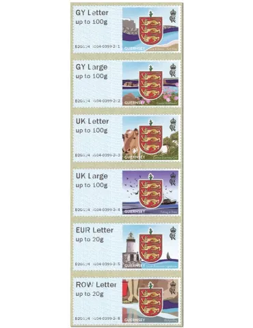 n° 121 - Timbre GUERNESEY Timbres de distributeurs