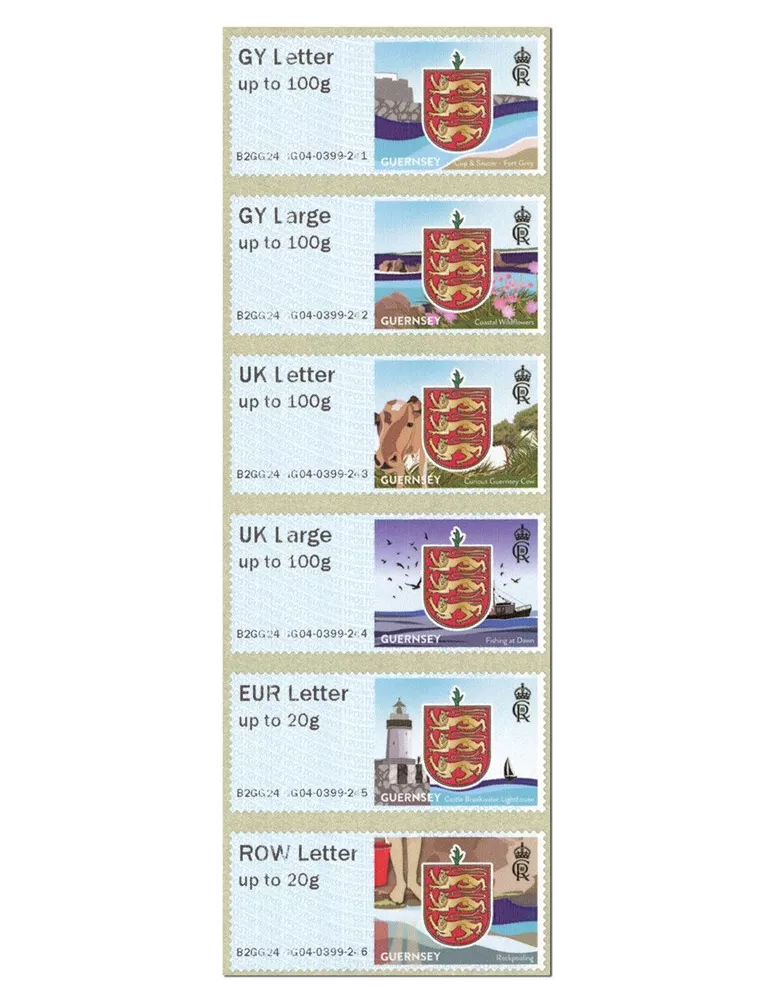 n° 121 - Timbre GUERNESEY Timbres de distributeurs