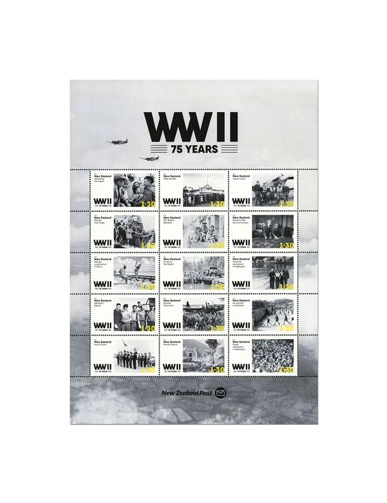 n° 3557/3571 - Timbre NOUVELLE-ZELANDE Poste