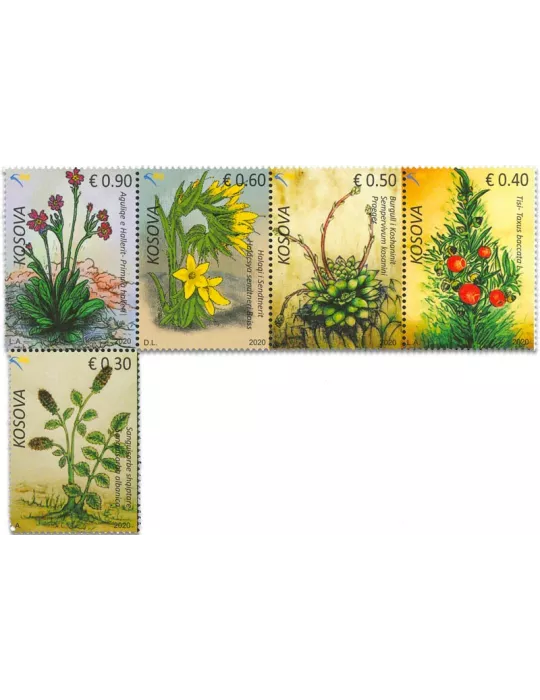 n° 343/347 - Timbre KOSOVO Poste