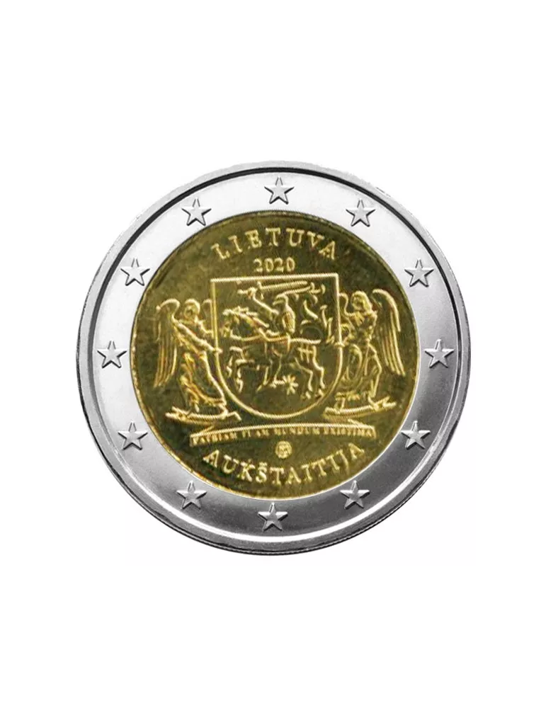 2 EURO COMMEMORATIVE 2020 : LITUANIE (Région historique de Aukstaitija)