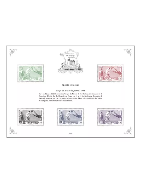 Blocs PATRIMOINE DE FRANCE EN TIMBRES (2020)