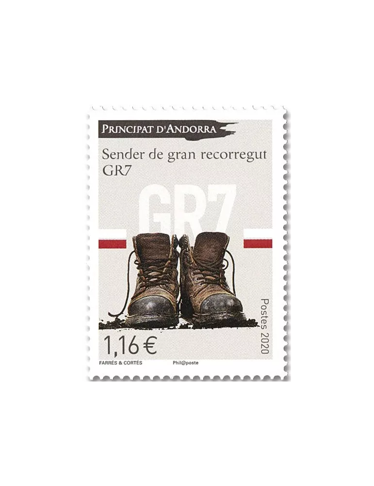 n° 843 - Timbre ANDORRE Poste