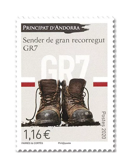 n° 843 - Timbre ANDORRE Poste