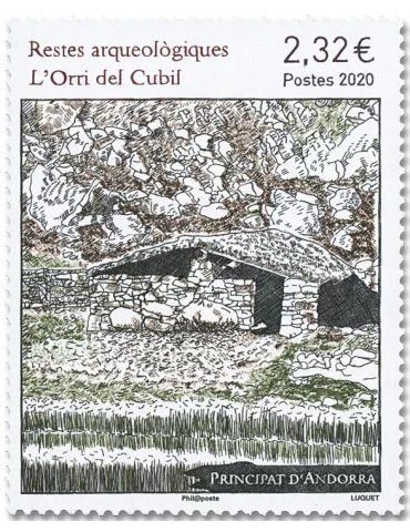 n° 847 - Timbre ANDORRE Poste