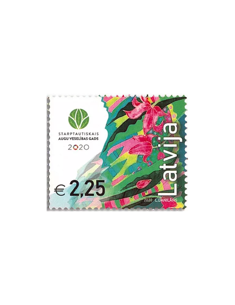 n° 1082 - Timbre LETTONIE Poste