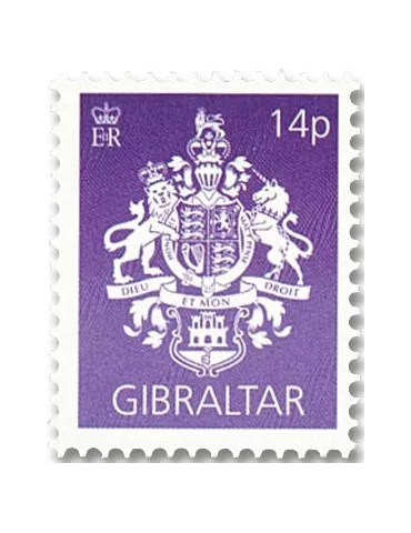 n° 1966/1975 - Timbre GIBRALTAR Poste 2