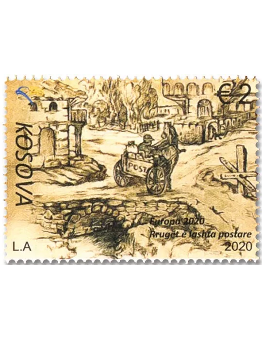 n° 349/350 - Timbre KOSOVO Poste