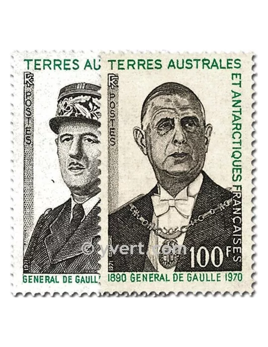 n° 46/47 obl. sur lettre - Timbre TAAF Poste