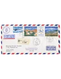 n° 19 et n° 26A obl. sur lettre - Timbre TAAF Poste aérienne