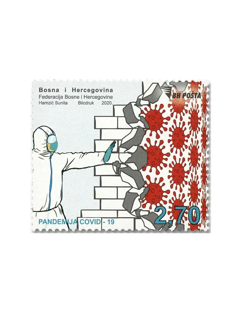 n° 838 - Timbre BOSNIE-HERZEGOVINE Poste