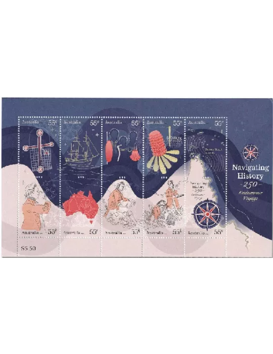 n° 300 - Timbre AUSTRALIE Blocs et feuillets