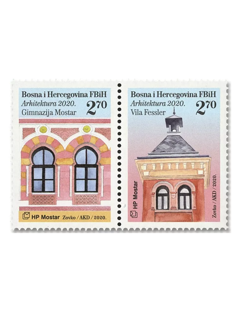 n° 503/504 - Timbre HERCEG-BOSNA Poste