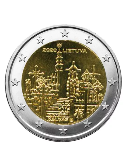 2 EURO COMMEMORATIVE 2020 : LITUANIE (Colline des croix)