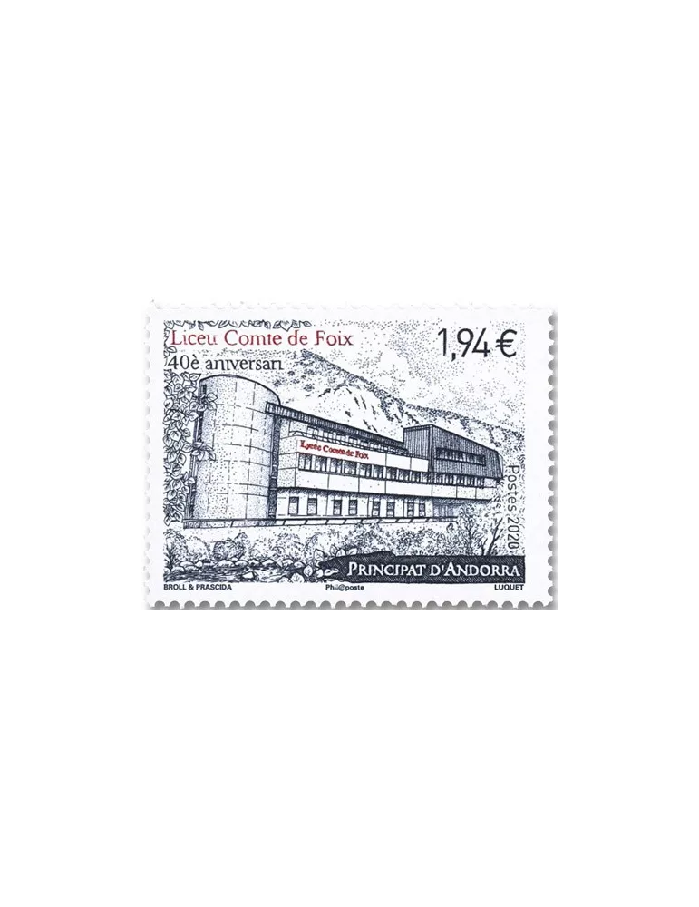 n° 849 - Timbre ANDORRE Poste