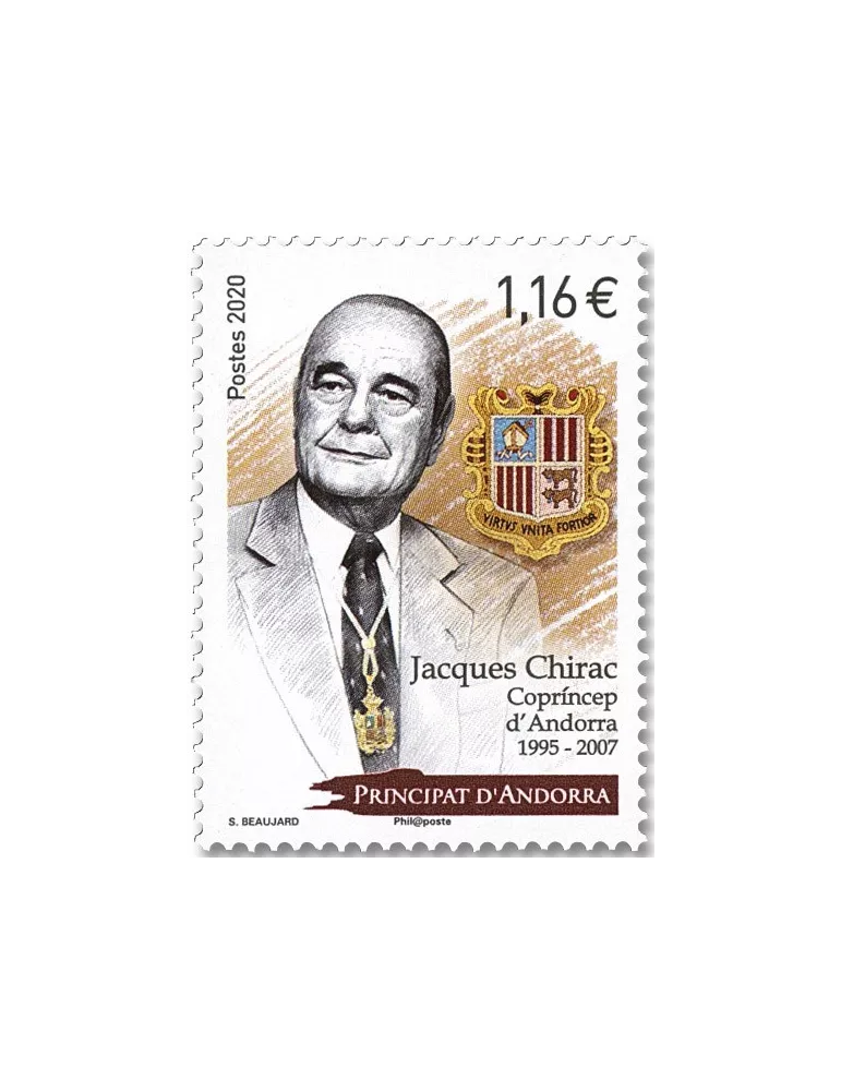 n° 850 - Timbre ANDORRE Poste