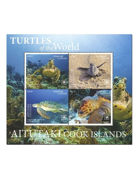 n° 125 - Timbre AITUTAKI Blocs et feuillets