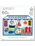 n° 2731/2735 + n° 2730 - Timbre JERSEY Poste