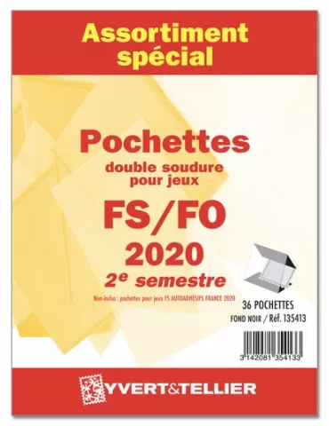 Assortiment de pochettes (double soudure) : 2020 - 2e semestre