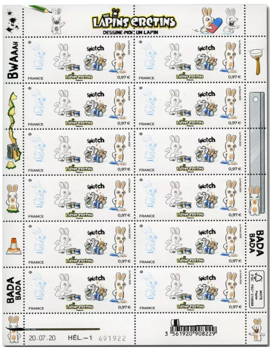 n° F6 - Timbre FRANCE Feuillets de France (n° 5415)