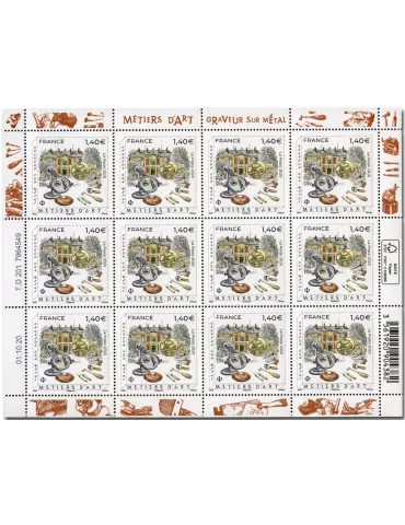 n° F9 - Timbre FRANCE Feuillets de France (n° 5454)