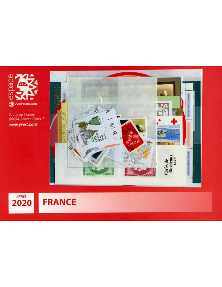 n° 5372/F5455 - Timbre France Année complète (2020)