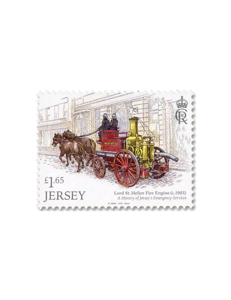 n° 2737/2744 - Timbre JERSEY Poste