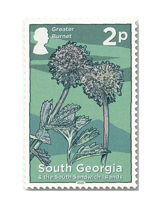 n° 731/742 - Timbre GEORGIE DU SUD Poste