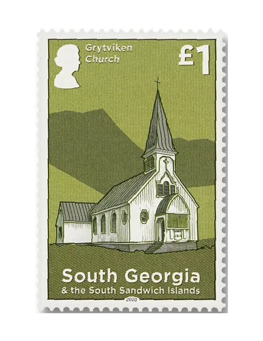 n° 731/742 - Timbre GEORGIE DU SUD Poste