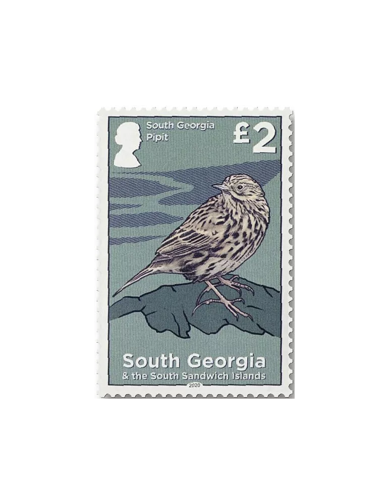 n° 731/742 - Timbre GEORGIE DU SUD Poste