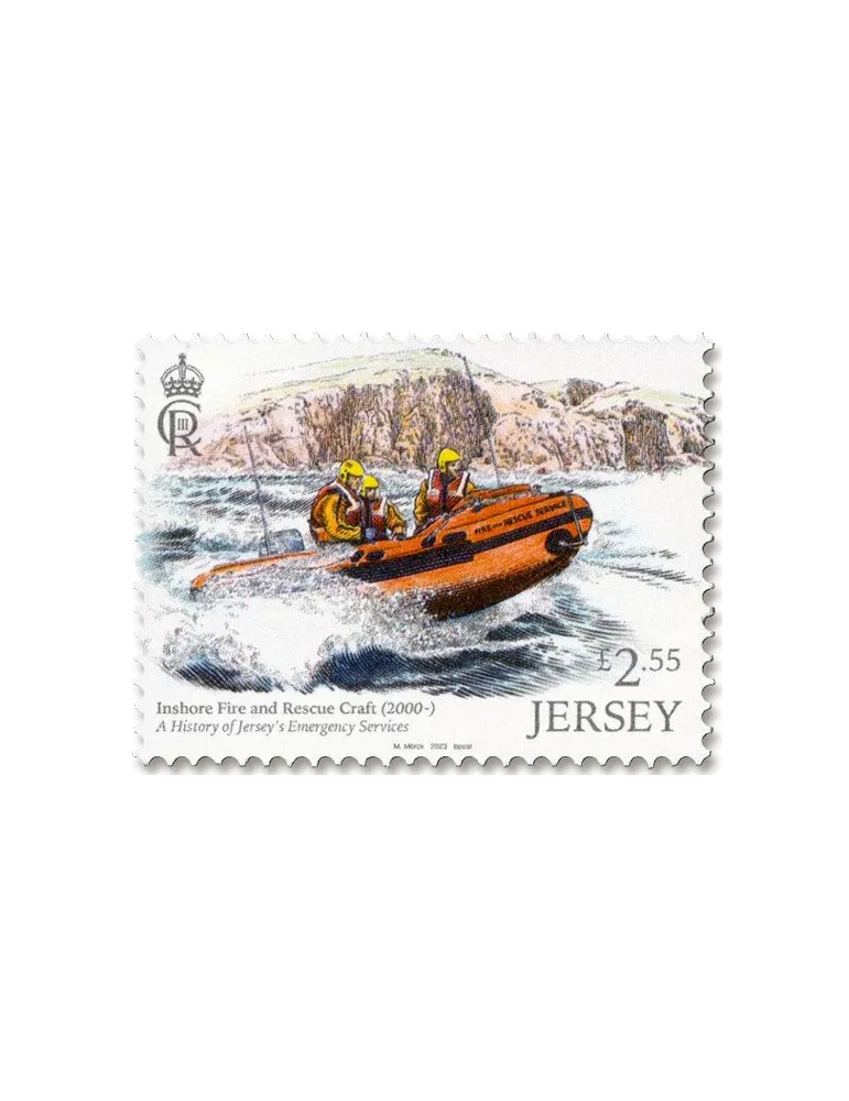 n° 2737/2744 - Timbre JERSEY Poste