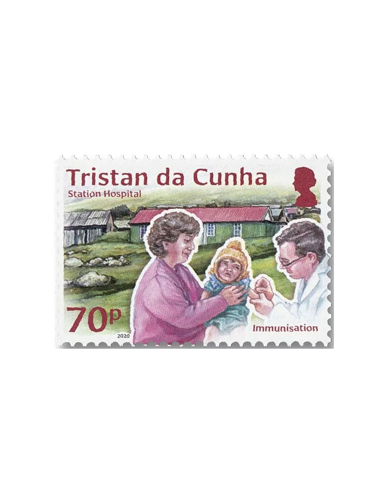 n° 1252/1255 - Timbre TRISTAN DA CUNHA Poste