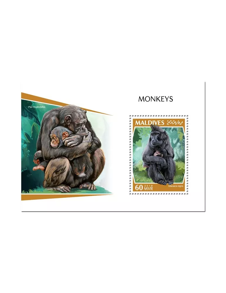 n° 1261 - Timbre MALDIVES Blocs et feuillets