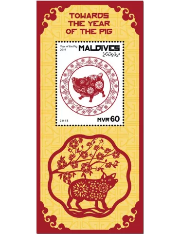 n° 1270 - Timbre MALDIVES Blocs et feuillets