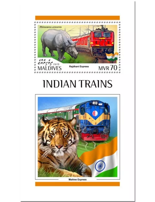 n° 1291 - Timbre MALDIVES Blocs et feuillets