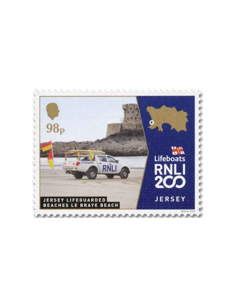 n° 2821/2826 - Timbre JERSEY Poste