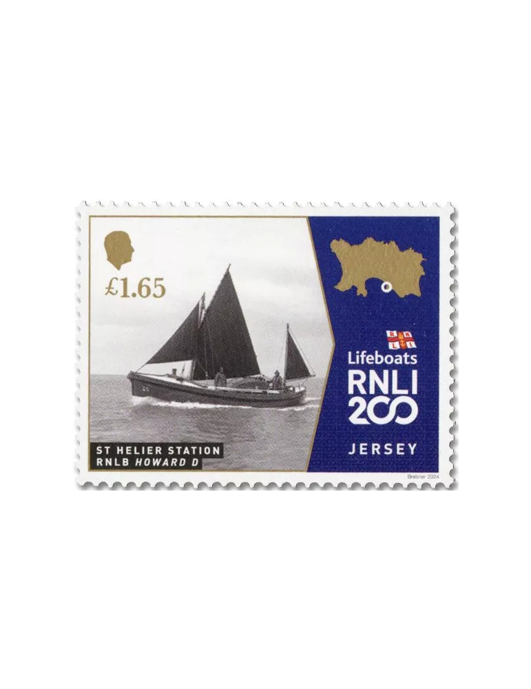 n° 2821/2826 - Timbre JERSEY Poste