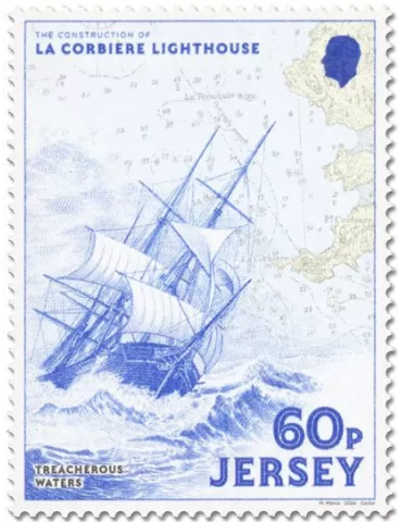 n° 2834/2837 et n° 2833 - Timbre JERSEY Poste