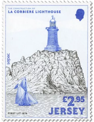 n° 2834/2837 et n° 2833 - Timbre JERSEY Poste 2