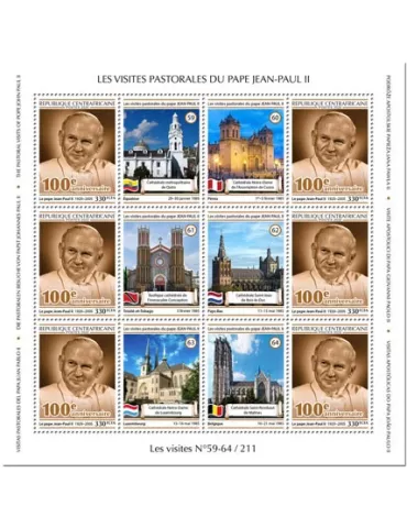 n° F6839A - Timbre CENTRAFRIQUE Poste