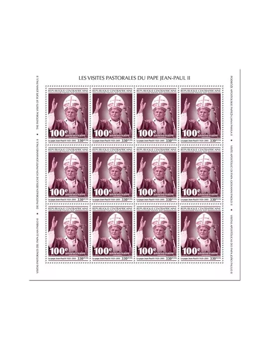 n° F6840 - Timbre CENTRAFRIQUE Poste