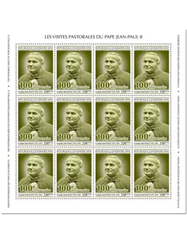 n° F6841 - Timbre CENTRAFRIQUE Poste