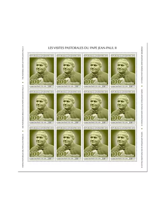 n° F6841 - Timbre CENTRAFRIQUE Poste