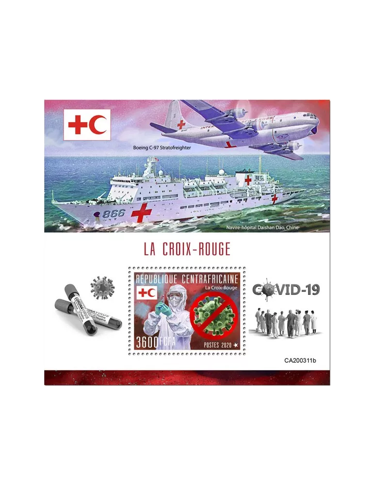 n° 1604 - Timbre CENTRAFRIQUE Blocs et feuillets